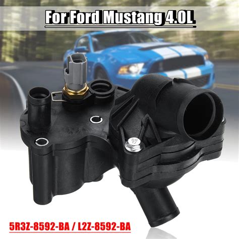 ford mustang 4.0l v6 2005-2010 thermostat housing metal|2005 mustang v6 thermostat problems.